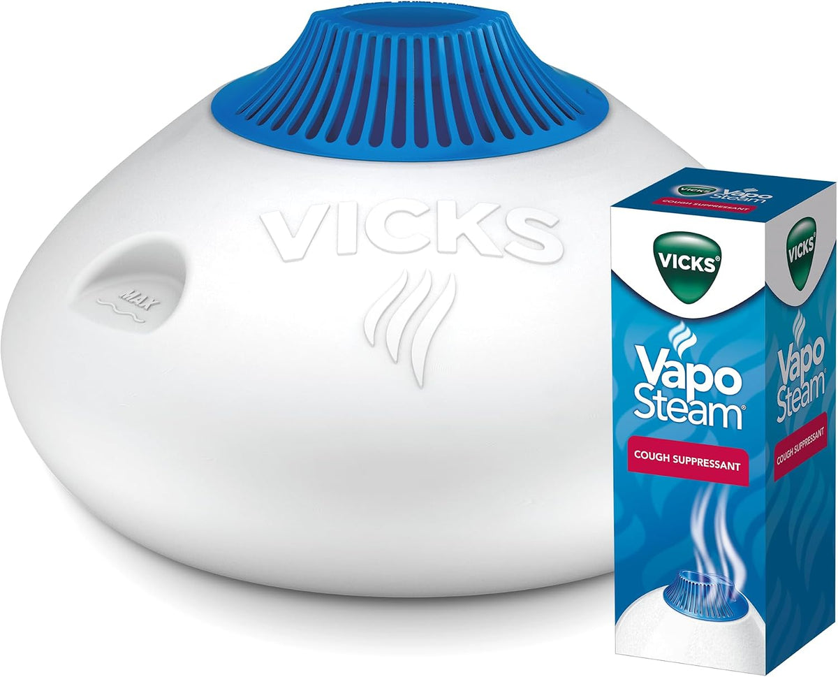 Paquete de vaporizador de vapor caliente Vicks con líquido VapoStea...