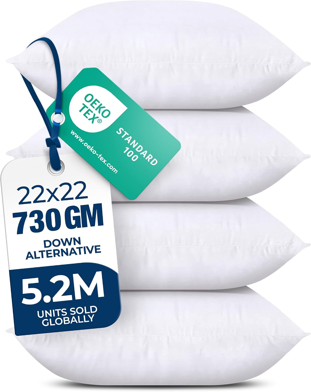 Utopia Bedding - Cojines decorativos para sillón, sofá, cama (juego...