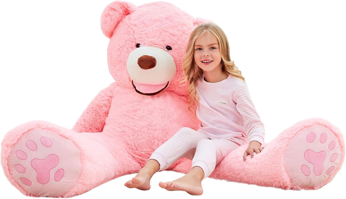 IKASA - Oso de peluche gigante, animales de juguete (Rosa, 63 pulga...