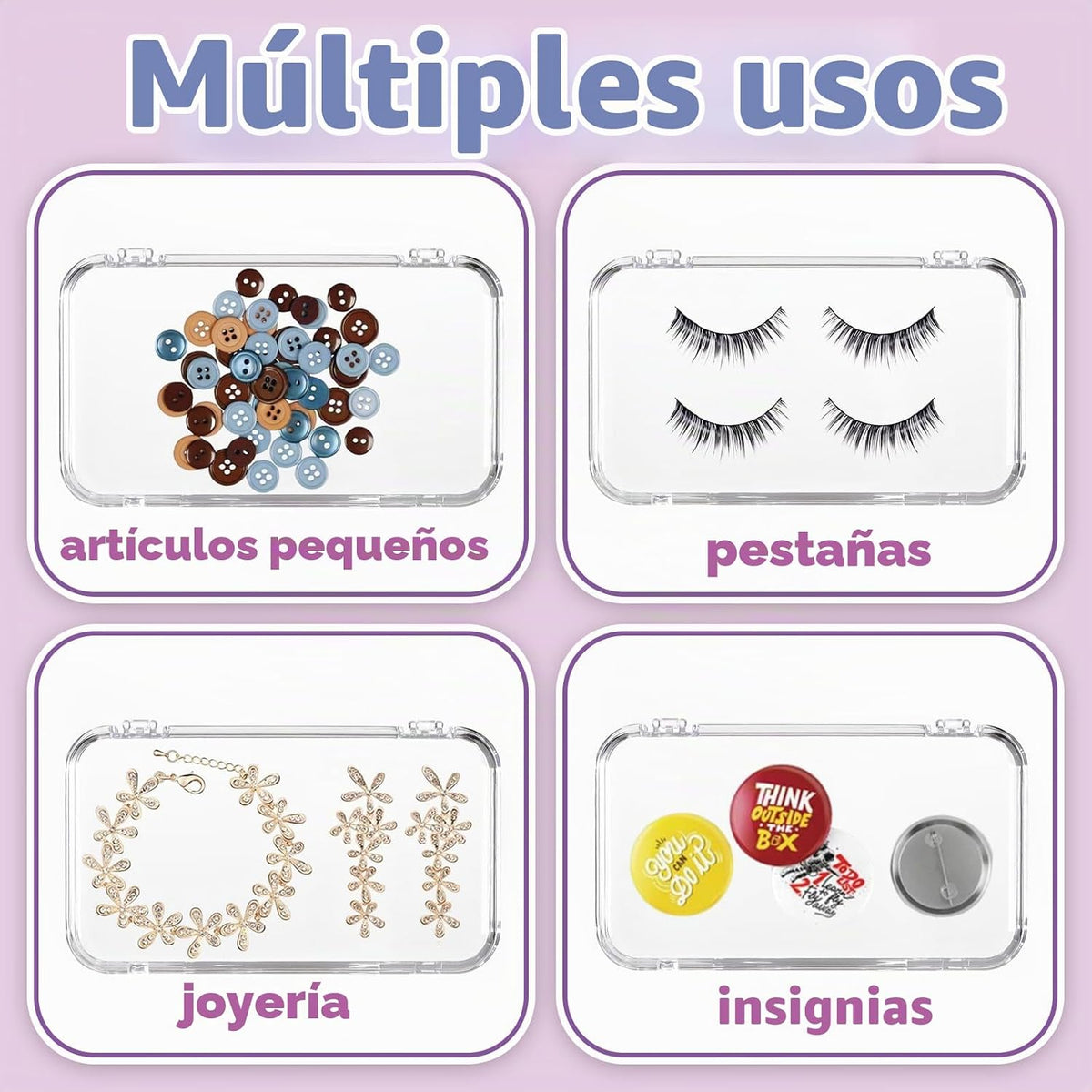 JynJyn 12 fundas de uñas postizas grandes, 5.1 x 2.95 pulgadas, con...