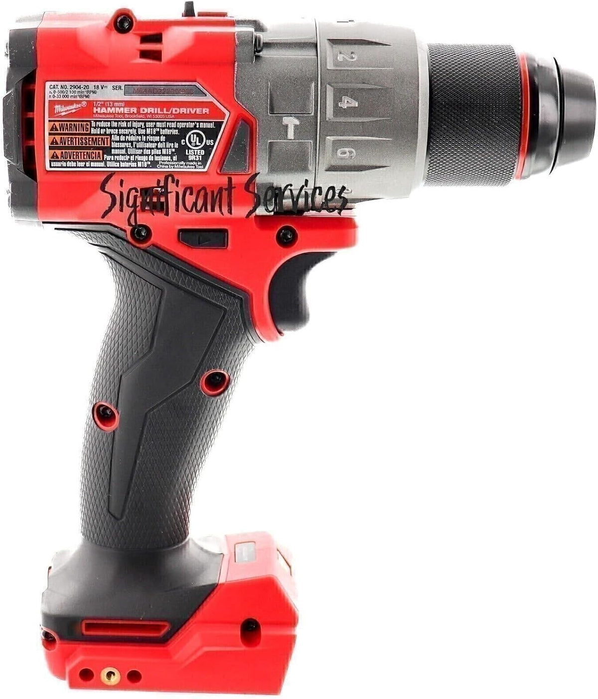 Milwaukee Electric - M18 Fuel. Martillo y perforadora de 1\/2 pulgada