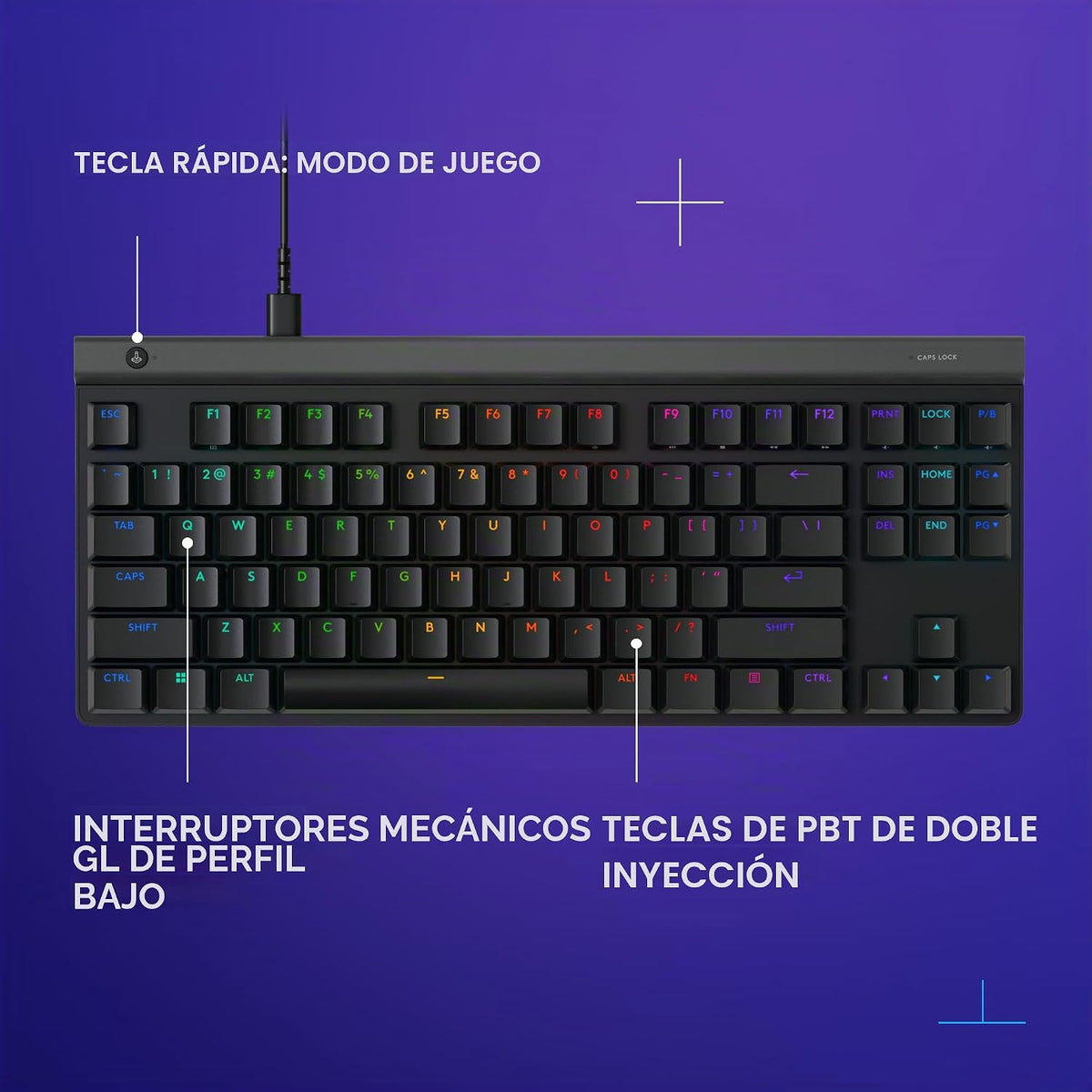 Logitech G Teclado para juegos 515 TKL (táctil), color negro | Tecl...
