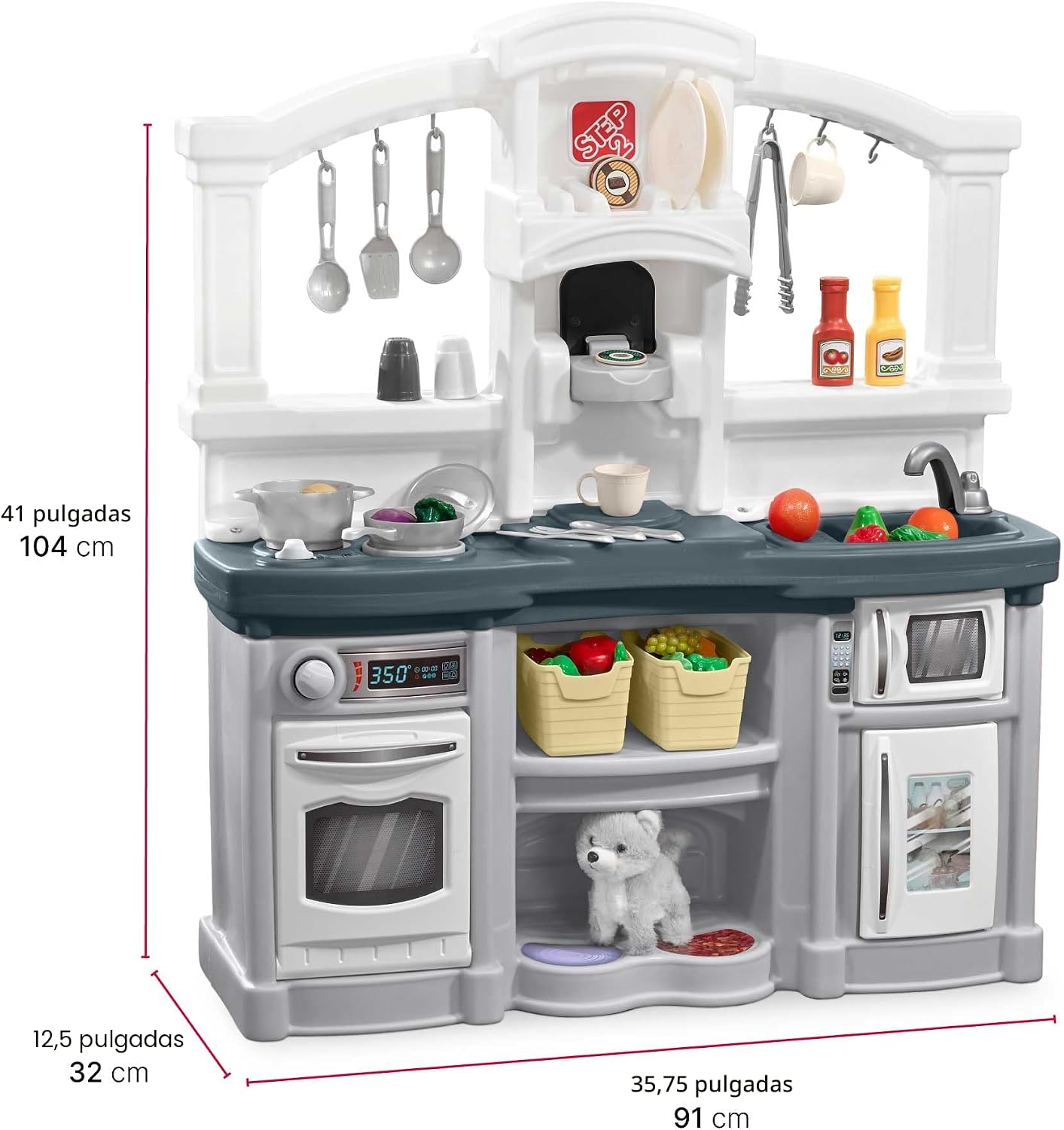 Step2 Fun with Friends - Juego de cocina para niños, cocina para in...