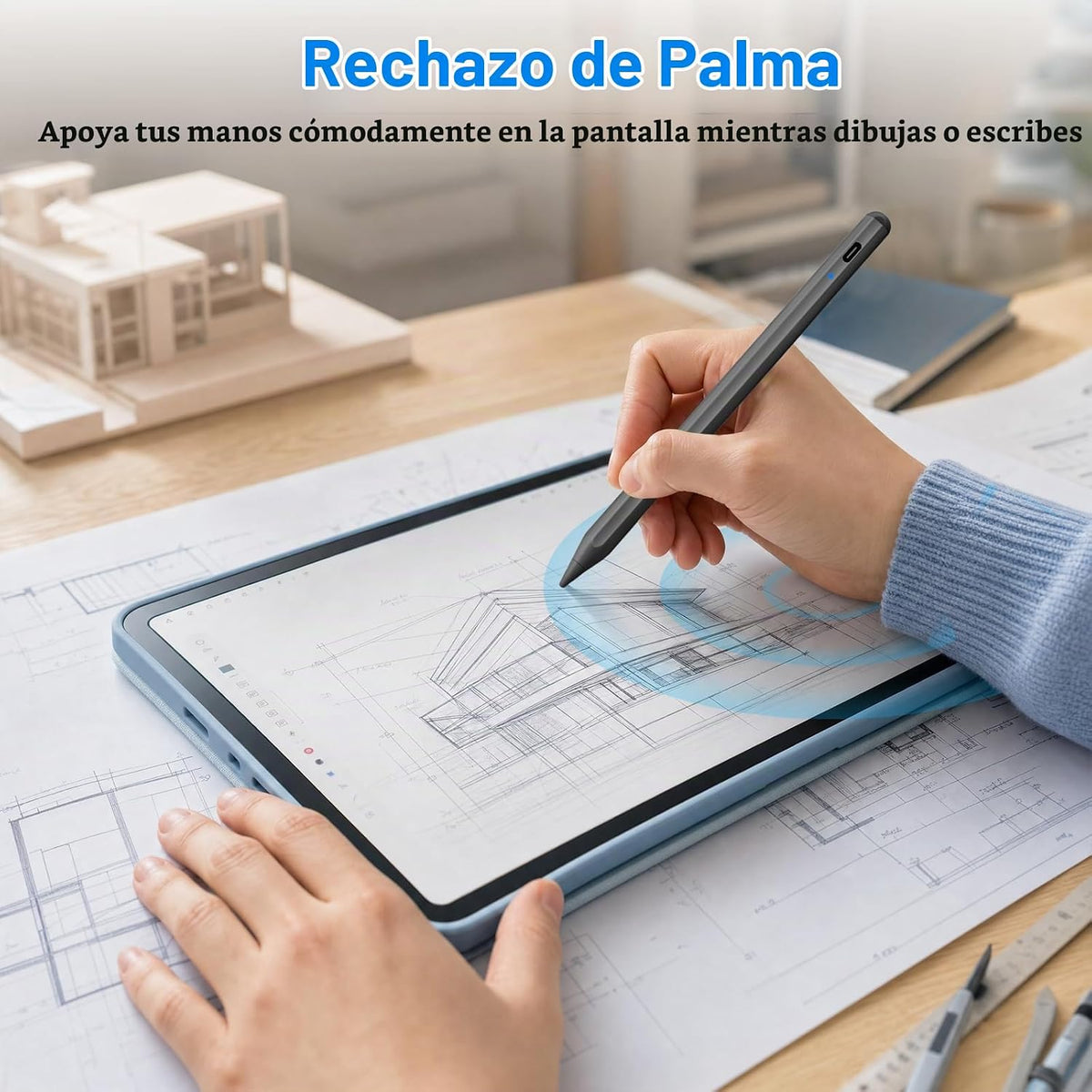 Paquete de 2 lápices capacitivos para iPad Apple: carga rápida para...