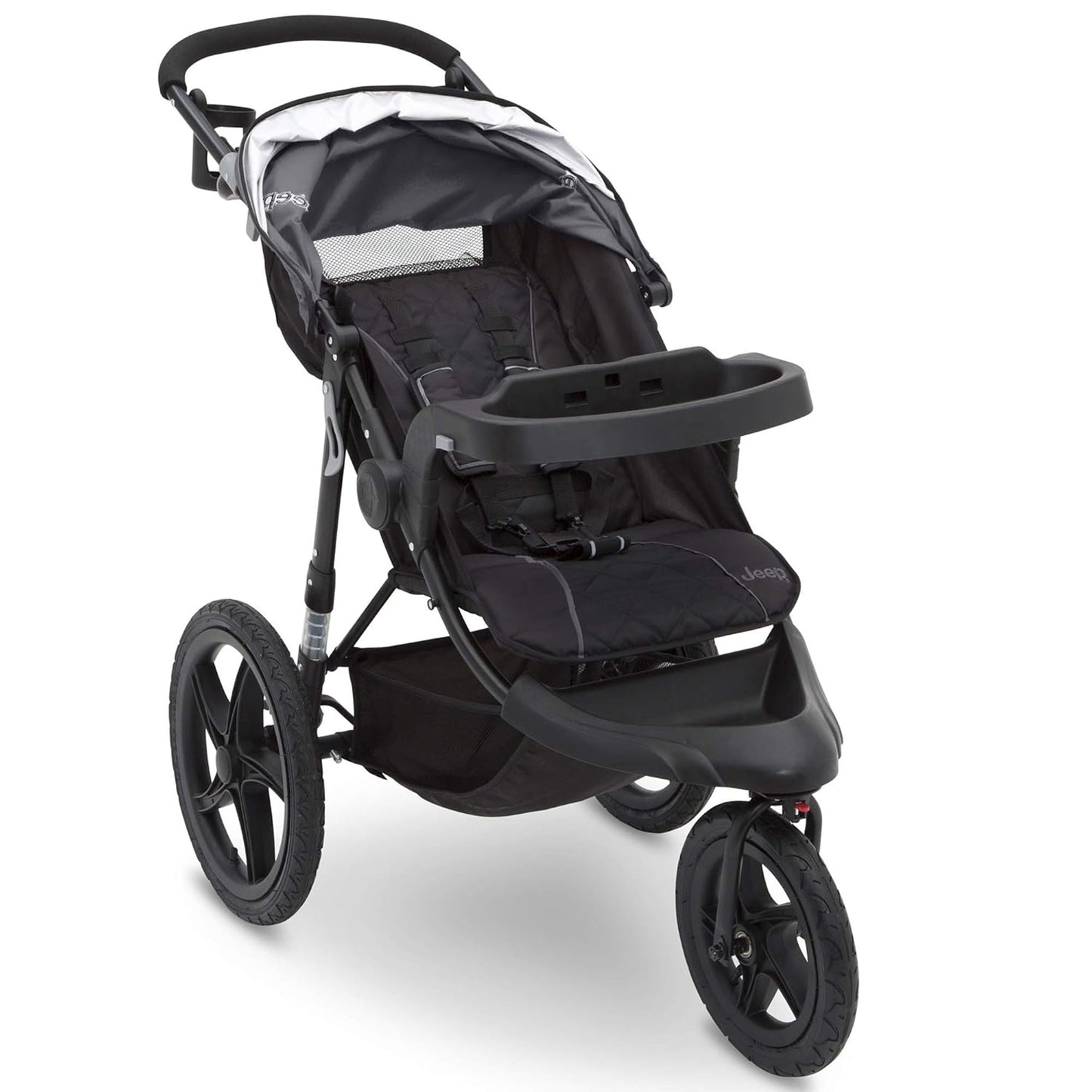 Cochecito de jogging clásico Jeep por Delta Children, gris