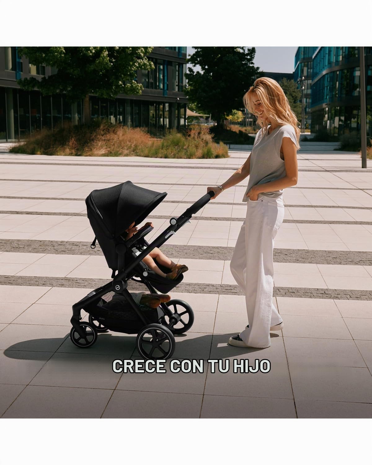 Cybex EOS - Cochecito de bebé 2 en 1 para recién nacido, bebé a niñ...