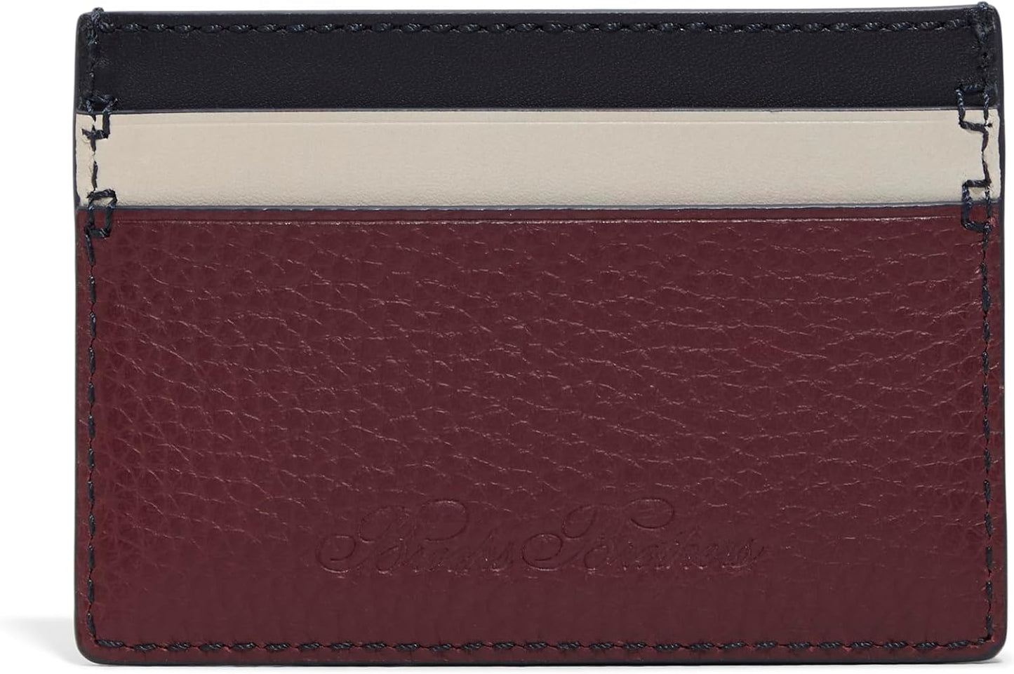 Brooks Brothers Cartera Portland Sofiano de cuero para hombre, Otro...