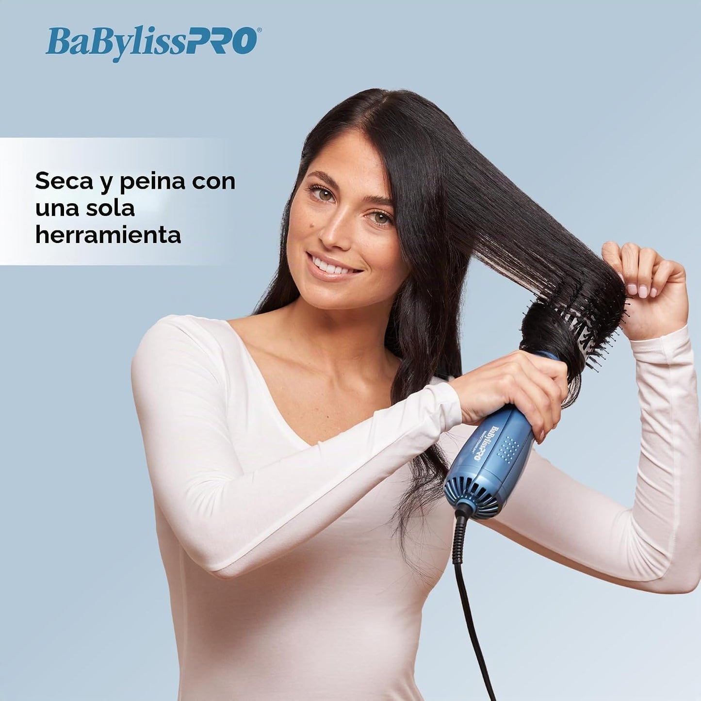 BabylissPRO Profesional Titanium Nano 2,5" cepillo secador de a...