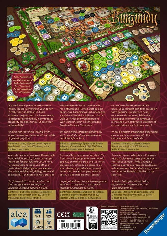 Ravensburger Castillos de Borgoña - Juego de mesa | Captivante jueg...