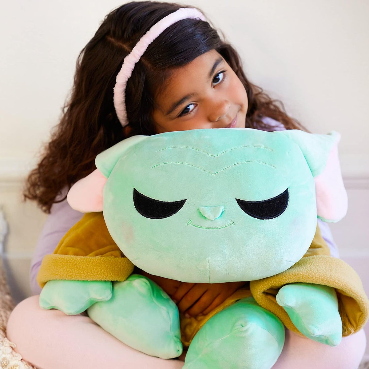 DISNEY STORE Peluche oficial de Cuddleez, Grogu, peluche grande, sú...