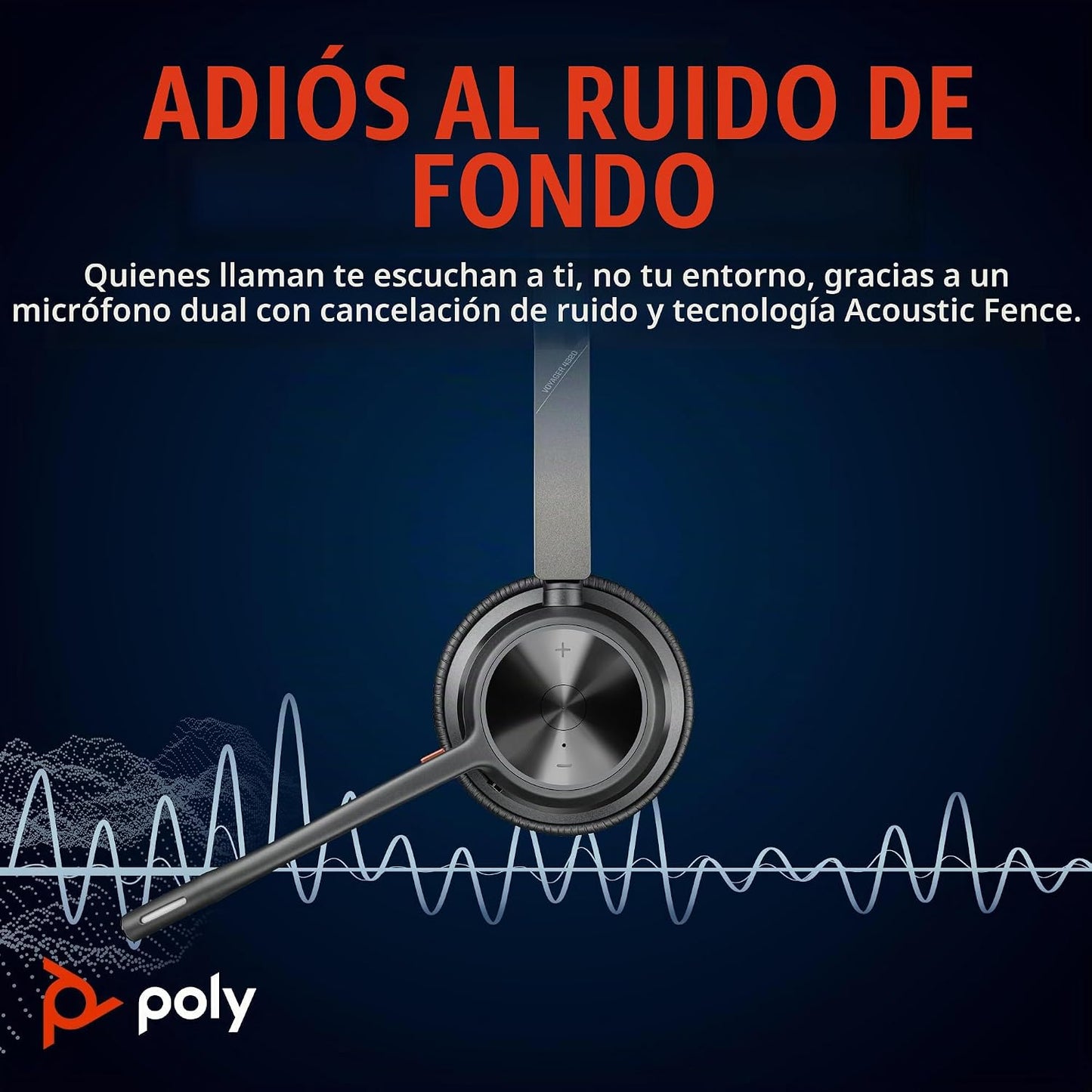 Poly Voyager 4320 UC Auriculares inalámbricos (Plantronics) - Auric...