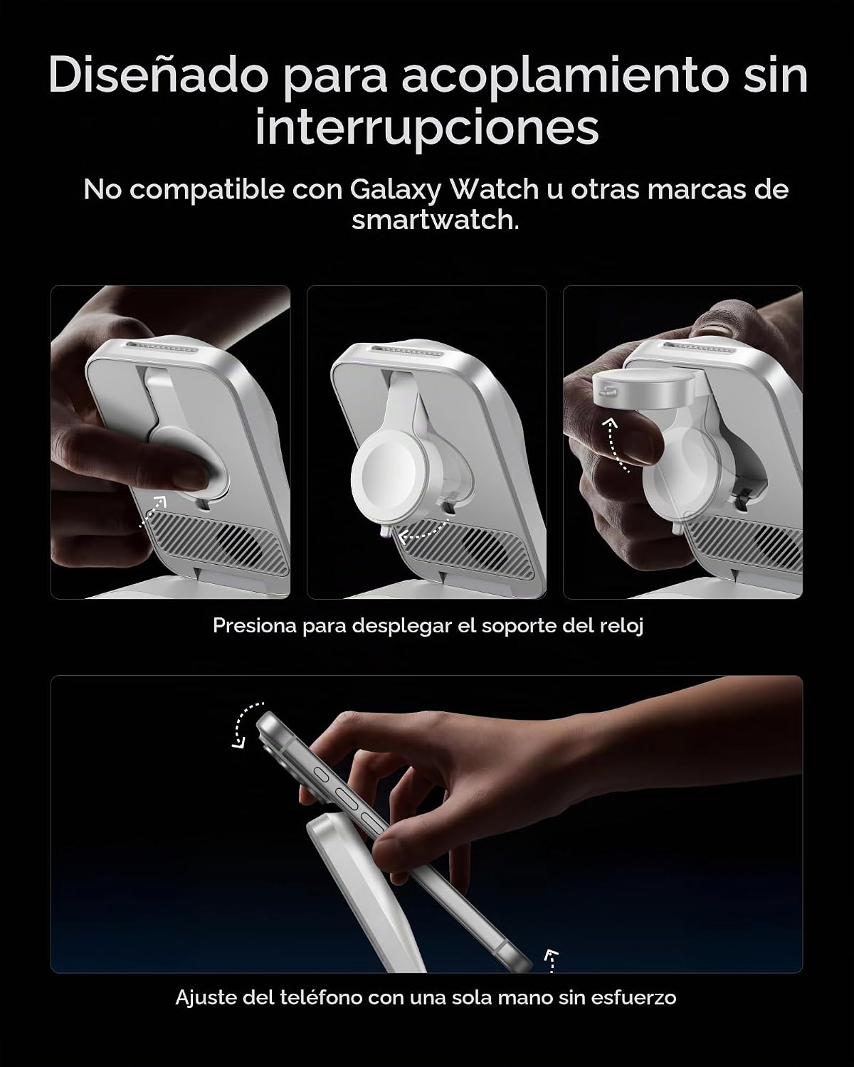 Anker Cargador MagSafe plegable Prime de 25 W, estación de carga 3...