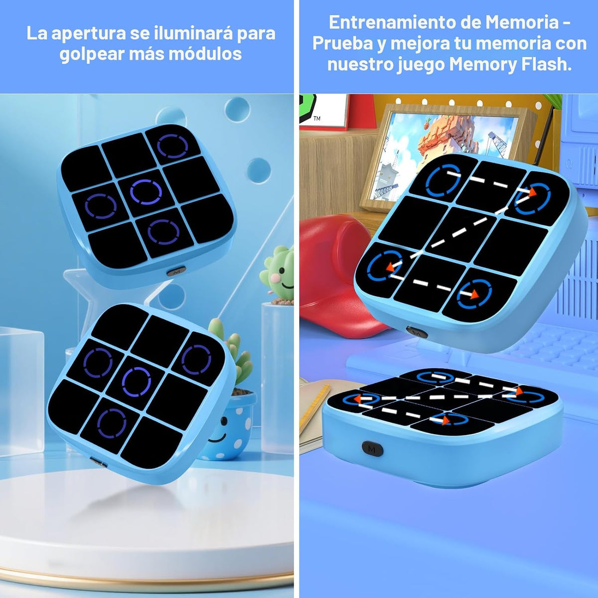 Juego de Tic-Tac-Toe Bolt, consola de juegos de rompecabezas portát...
