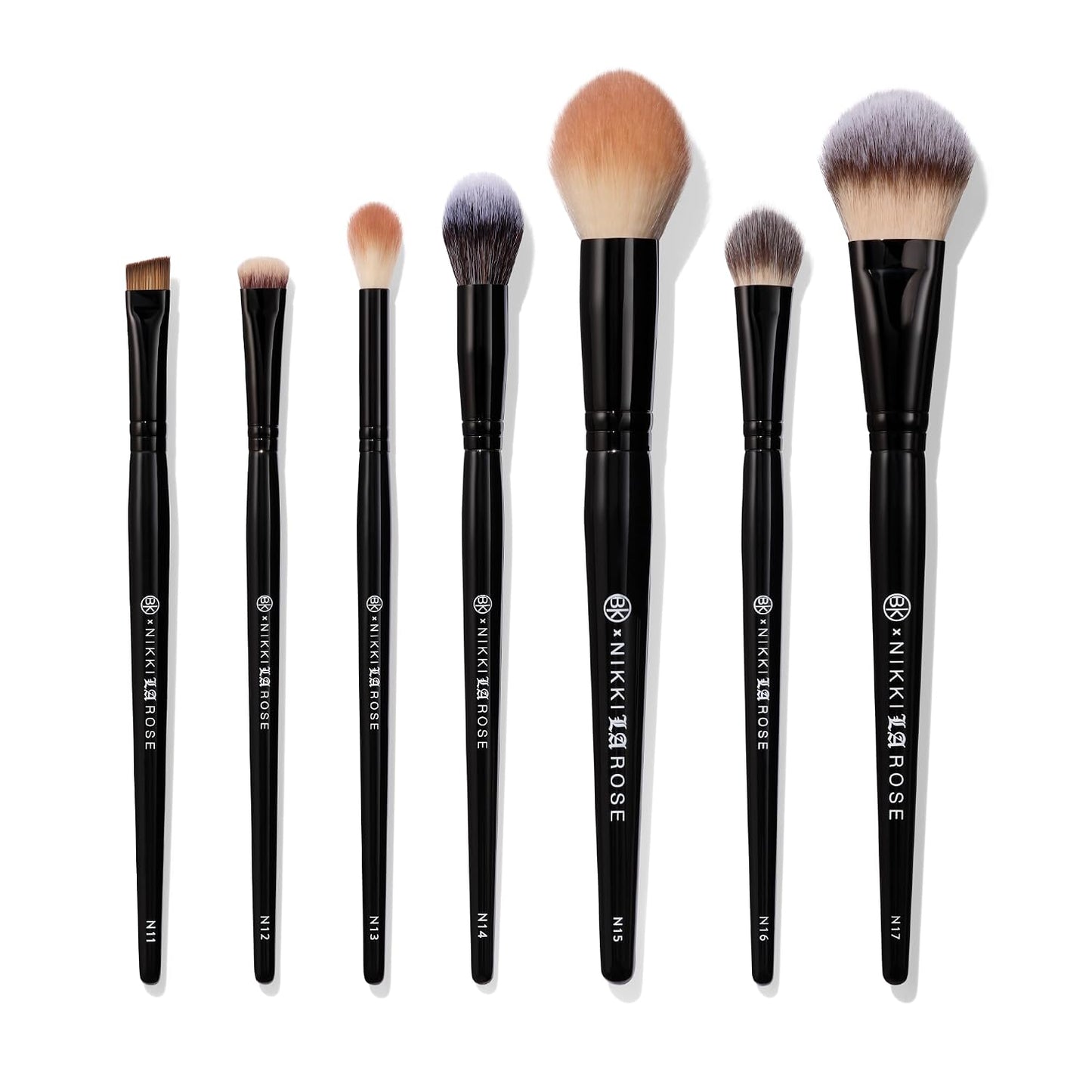 BK BEAUTY - Juego de brochas de maquillaje Nikki La Rose Pro Artist...