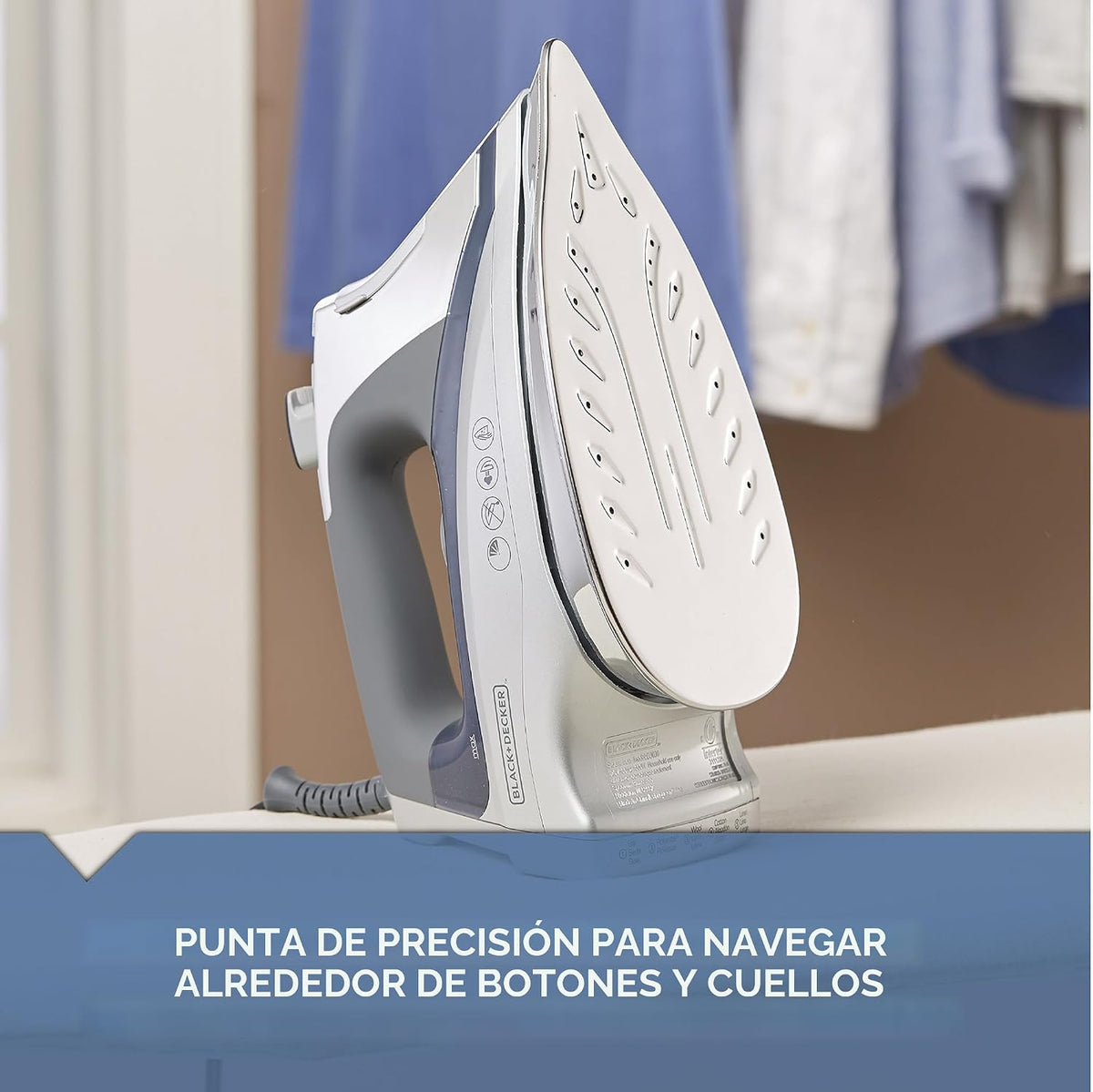 BLACK+DECKER Allure - Plancha de vapor profesional para ropa | Pote...