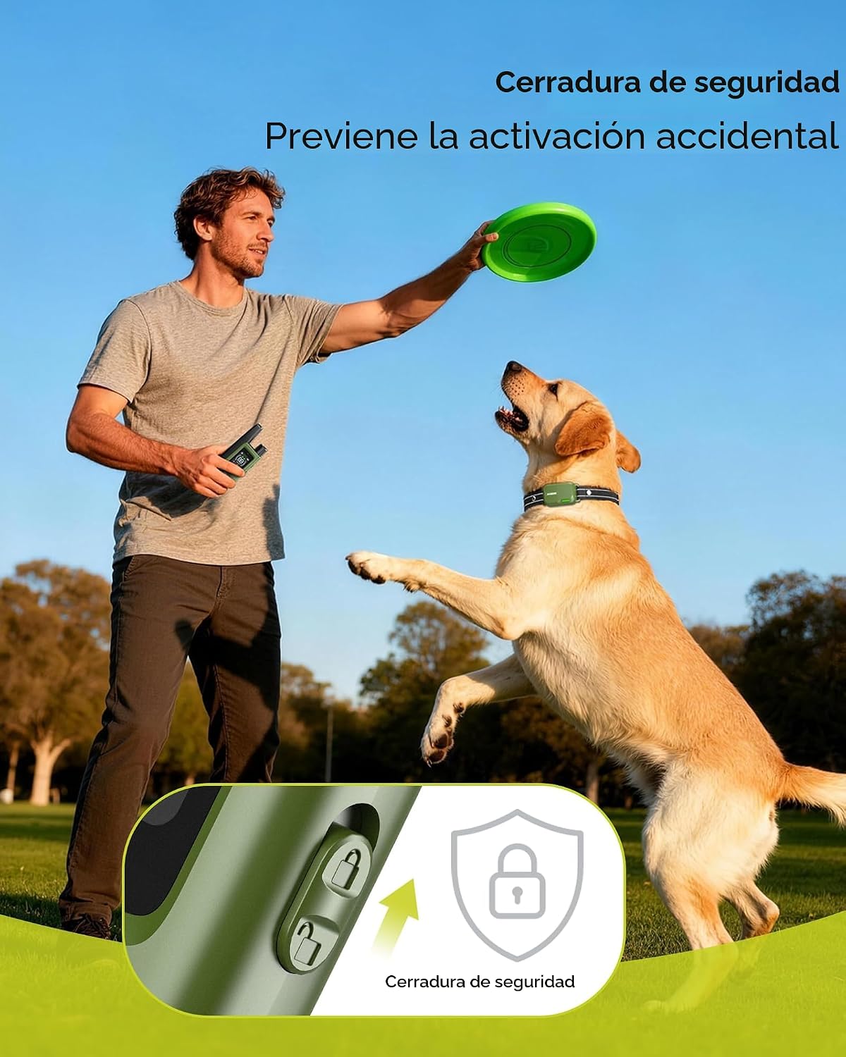 Collar de choque para 2 perros (10-120 libras) \u2013 Collar de ent...