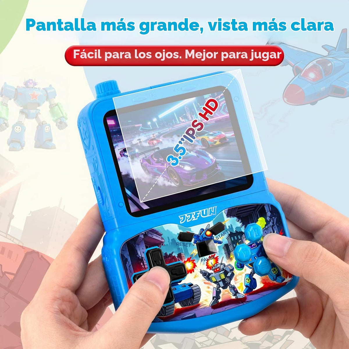 Consola de juegos portátil para niños, 220 juegos retro precargados...