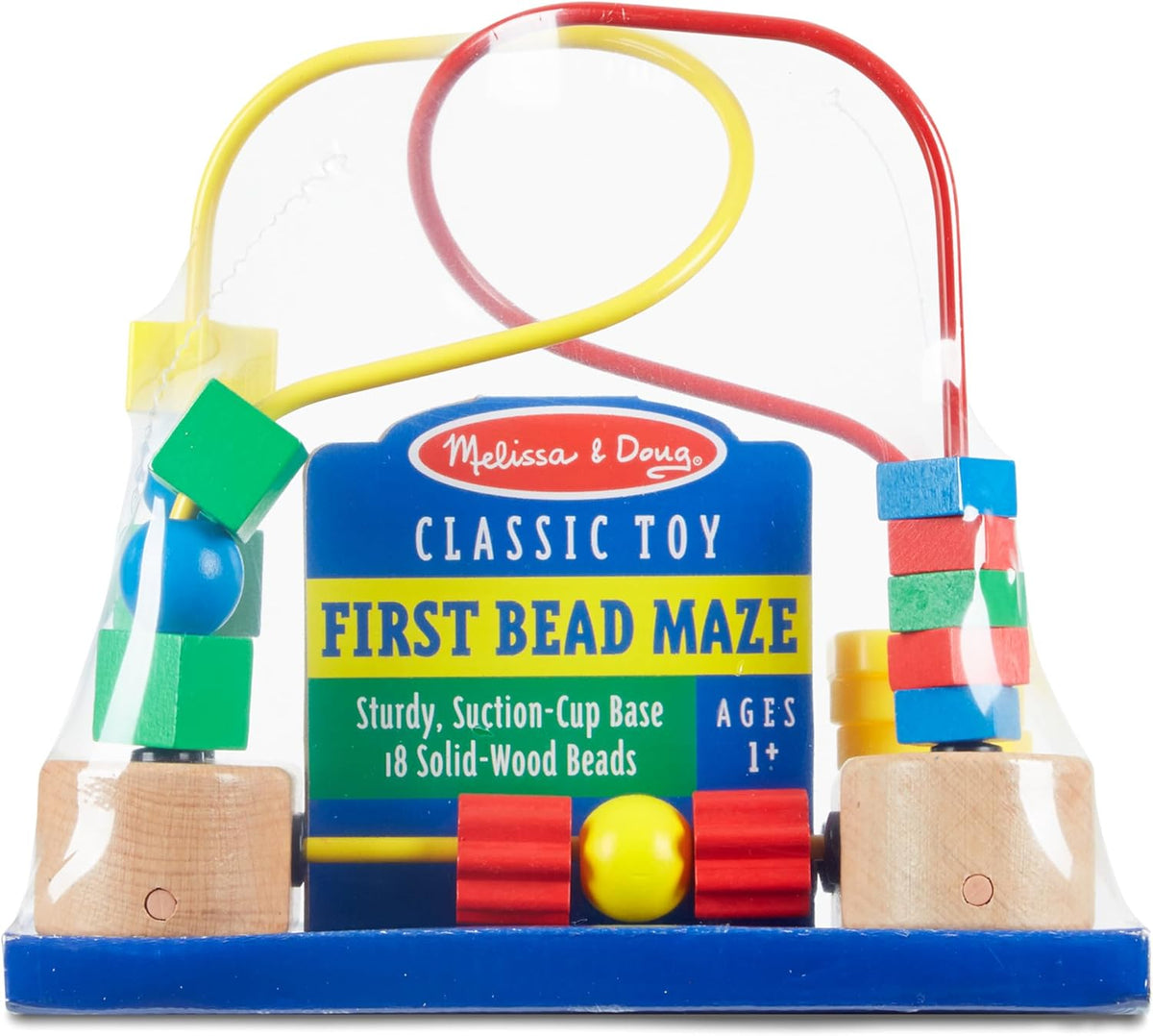 Melissa &amp; Doug First Bead Maze - Juguete educativo de madera pa...