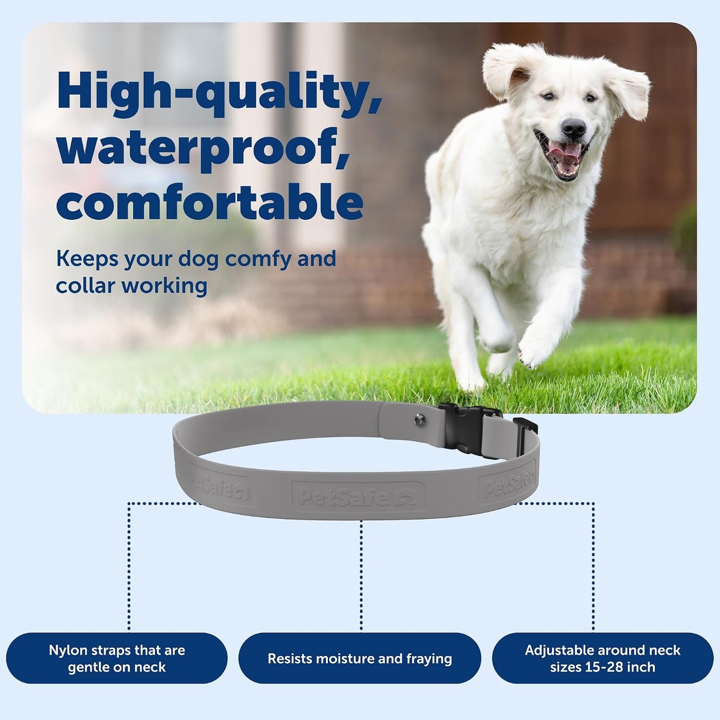 PetSafe Correa de repuesto para GPS Guardian + collar de valla de p...