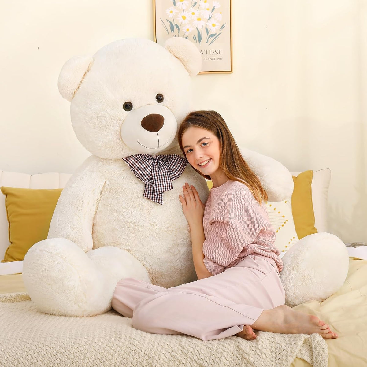 MaoGoLan Oso de Peluche Gigante Jumbo de Tamaño Real de 55 Pulgadas...