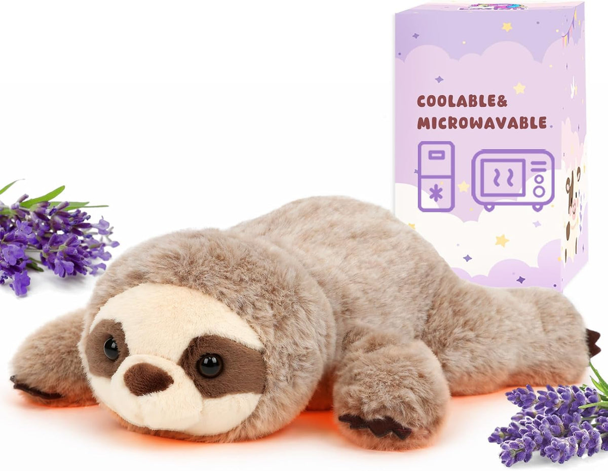 Easfan Juguete de peluche de perezoso para microondas de 12 pulgada...