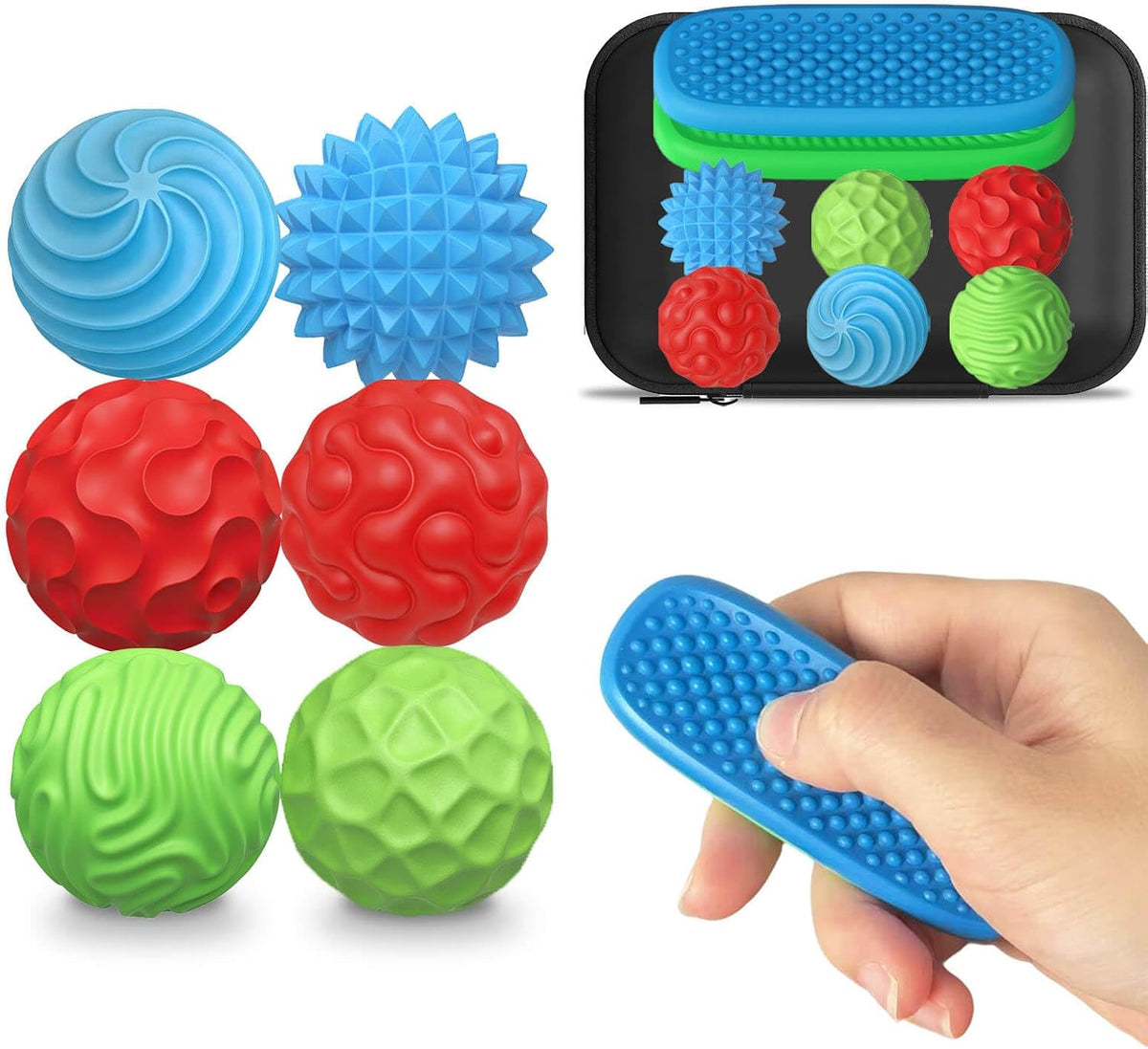 Juguetes Fidget de Silicona con Bolas Magnéticas y Piedras Sensoria...