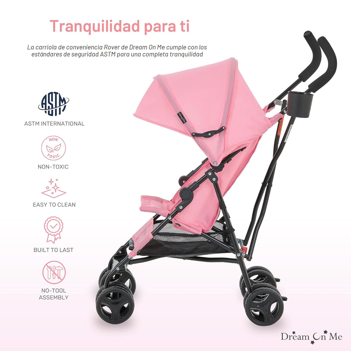 Cochecito de bebé Dream On Me Rover \u2013 Cochecito paraguas de vi...
