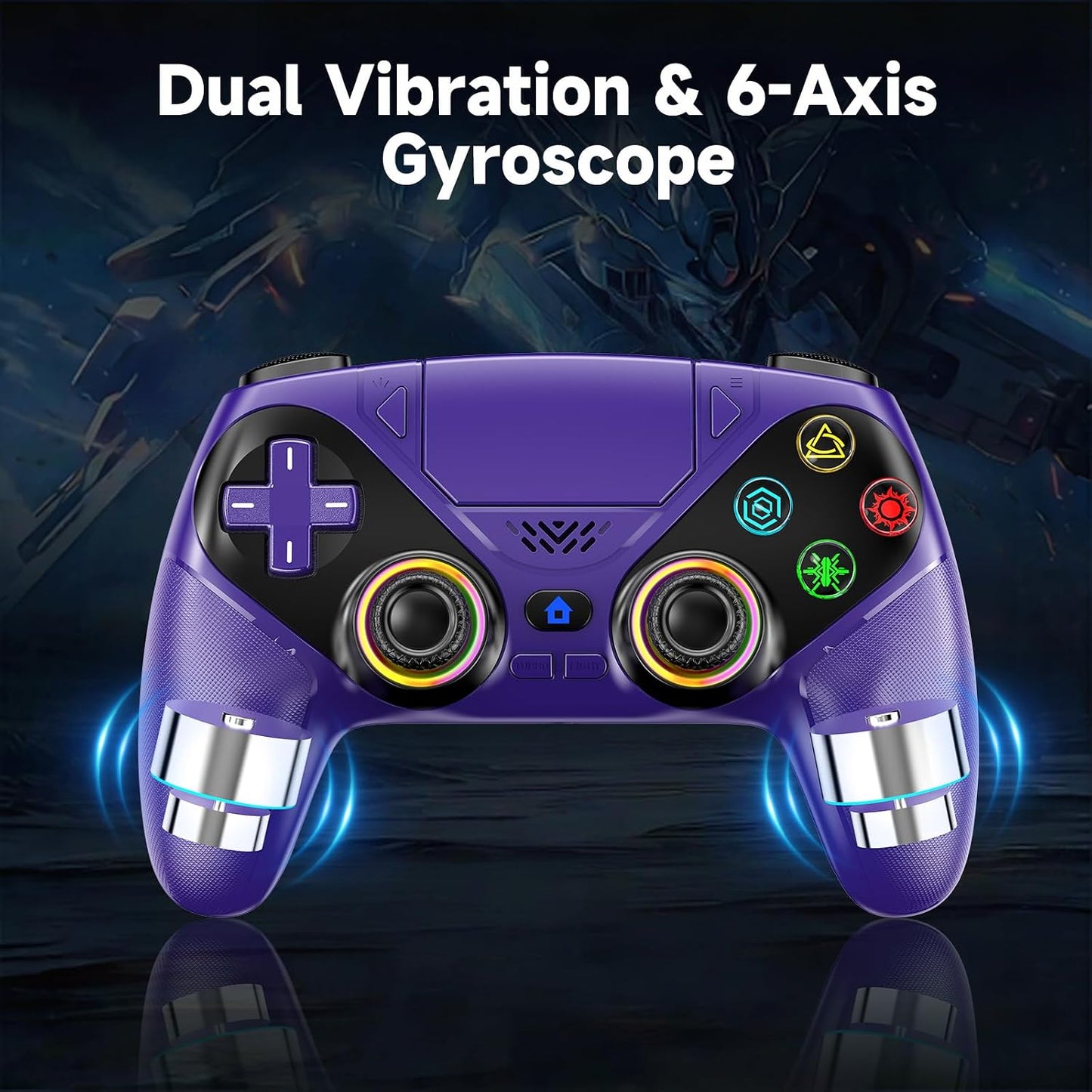LENISUOLE Controlador inalámbrico para PS5\/PlayStation 5 y PC, mor...