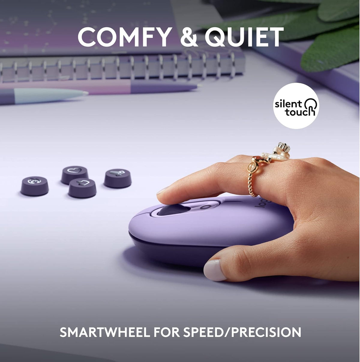 Logitech POP Keys + POP Mouse Conjunto de teclado inalámbrico y mou...