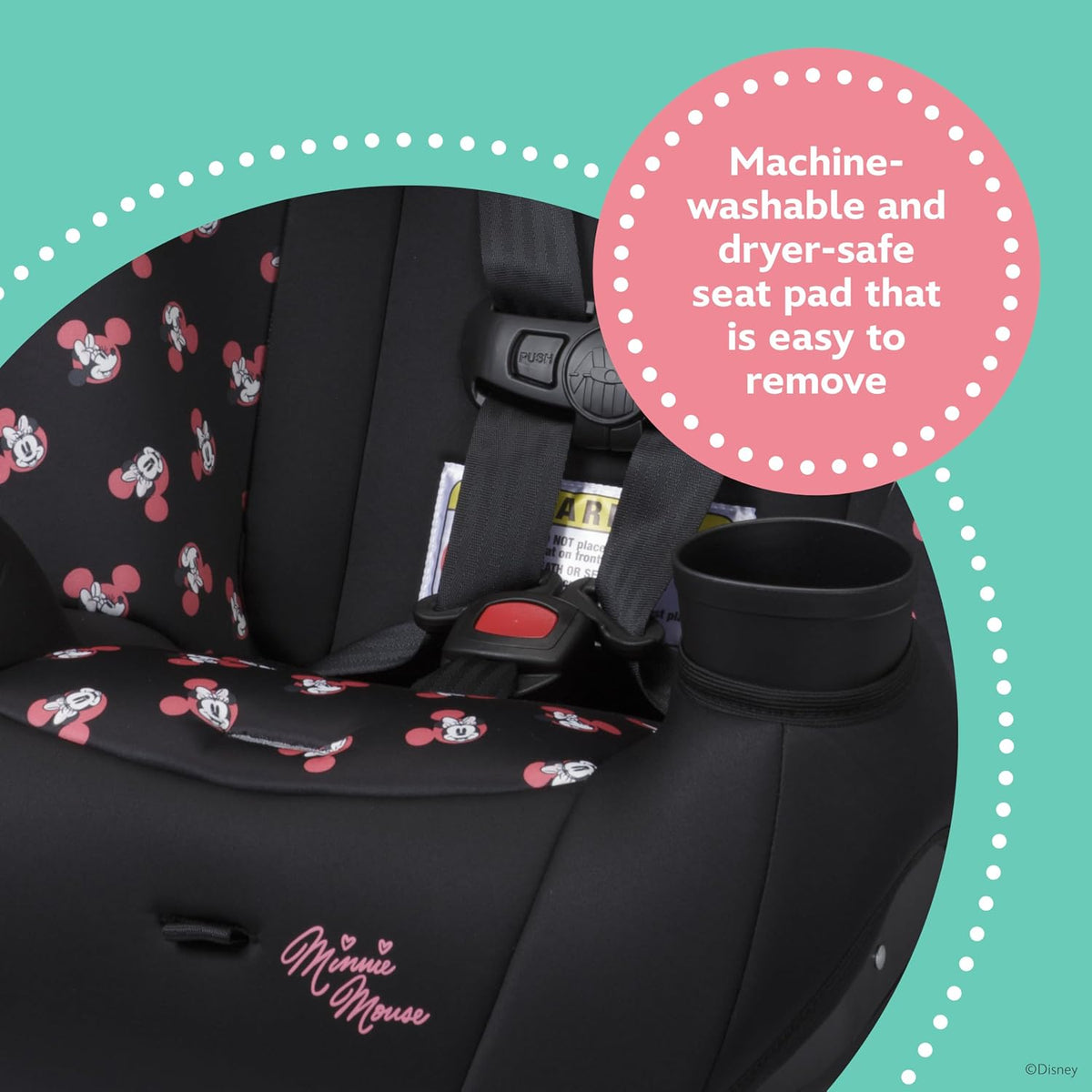 Disney Baby Ellaris - Asiento convertible 3 en 1 para automóvil, di...