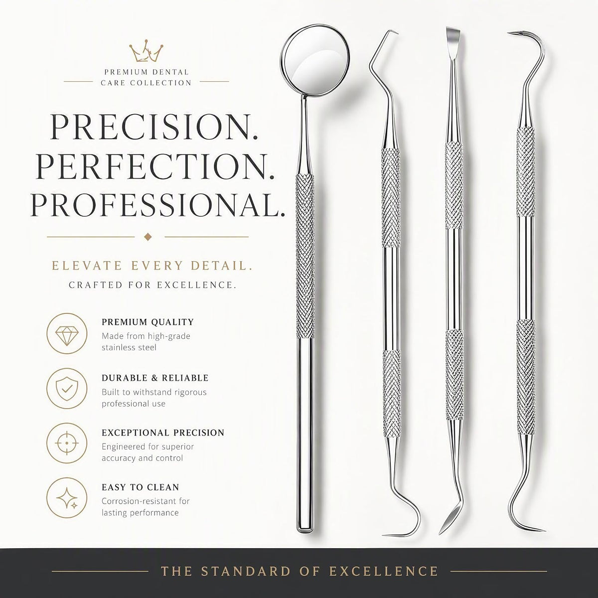 Azosowo Herramientas dentales, Dental Pick Scraper Higiene Dientes...