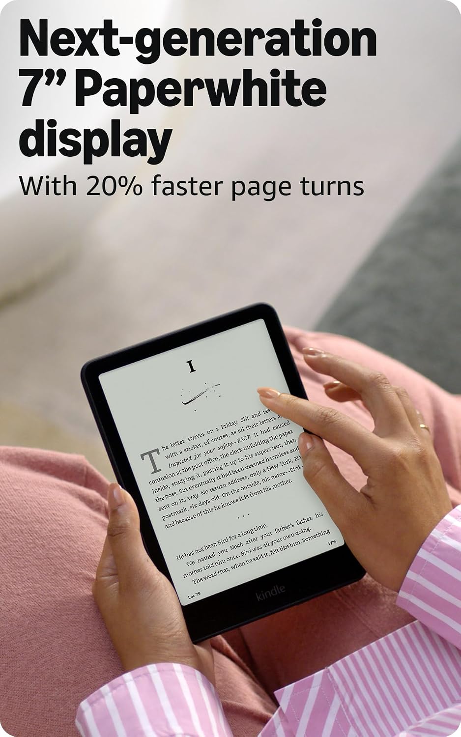Amazon Kindle Paperwhite 16 GB (últ. modelo). El Kindle más rápido,...