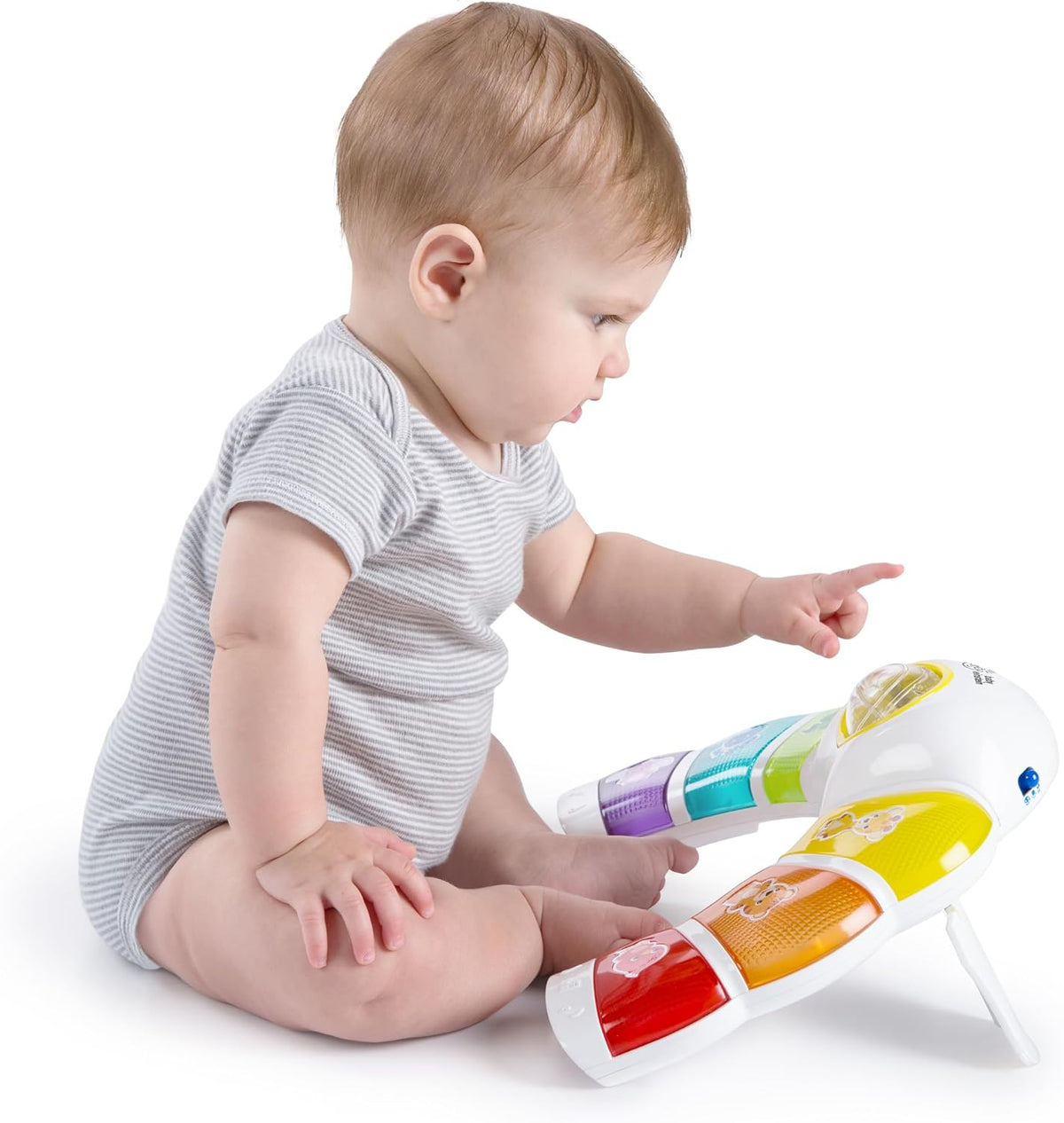 Baby Einstein Glow &amp; Discover - Juguete musical de barra de luz...