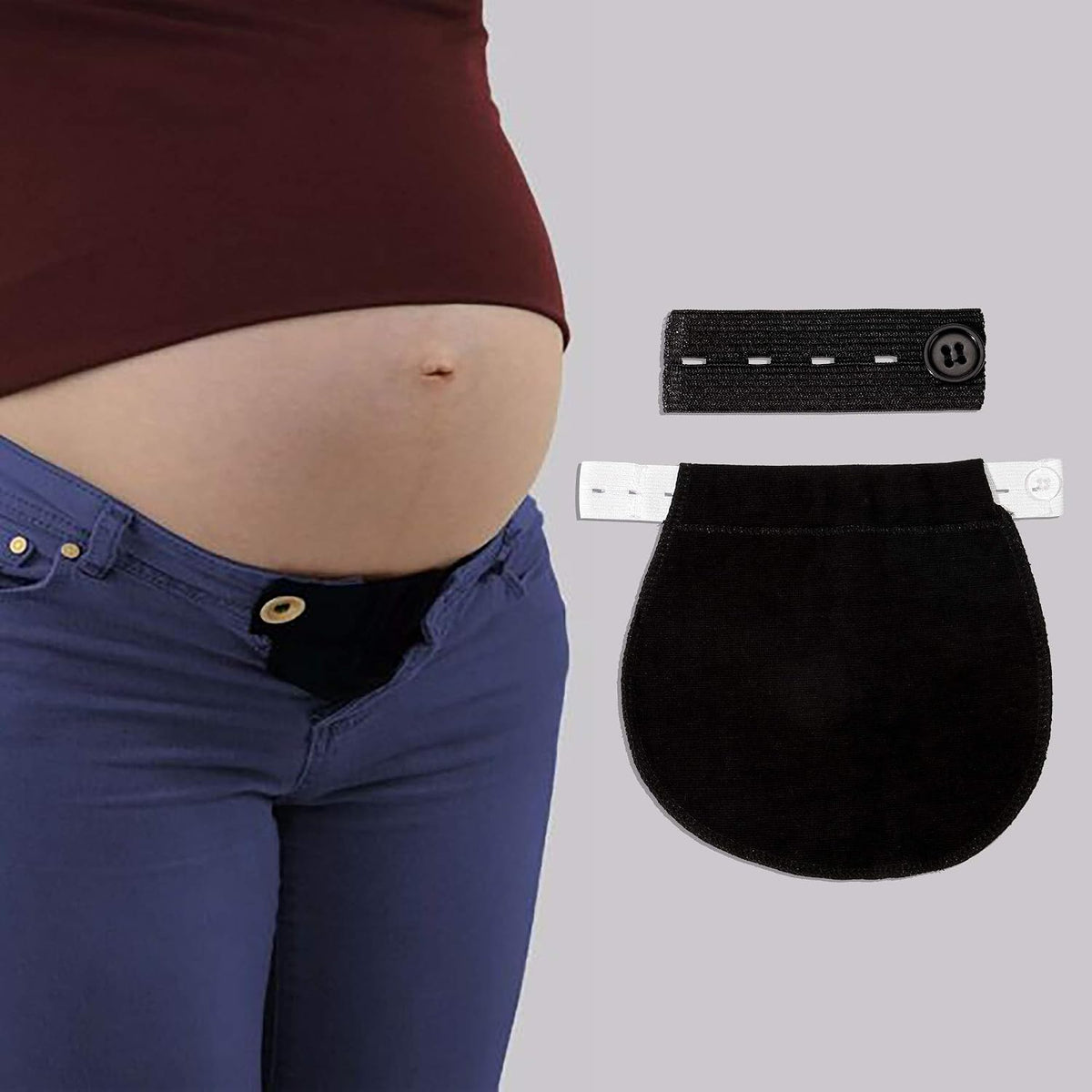 Diravo Paquete de 3 bandas para el vientre de maternidad para embar...