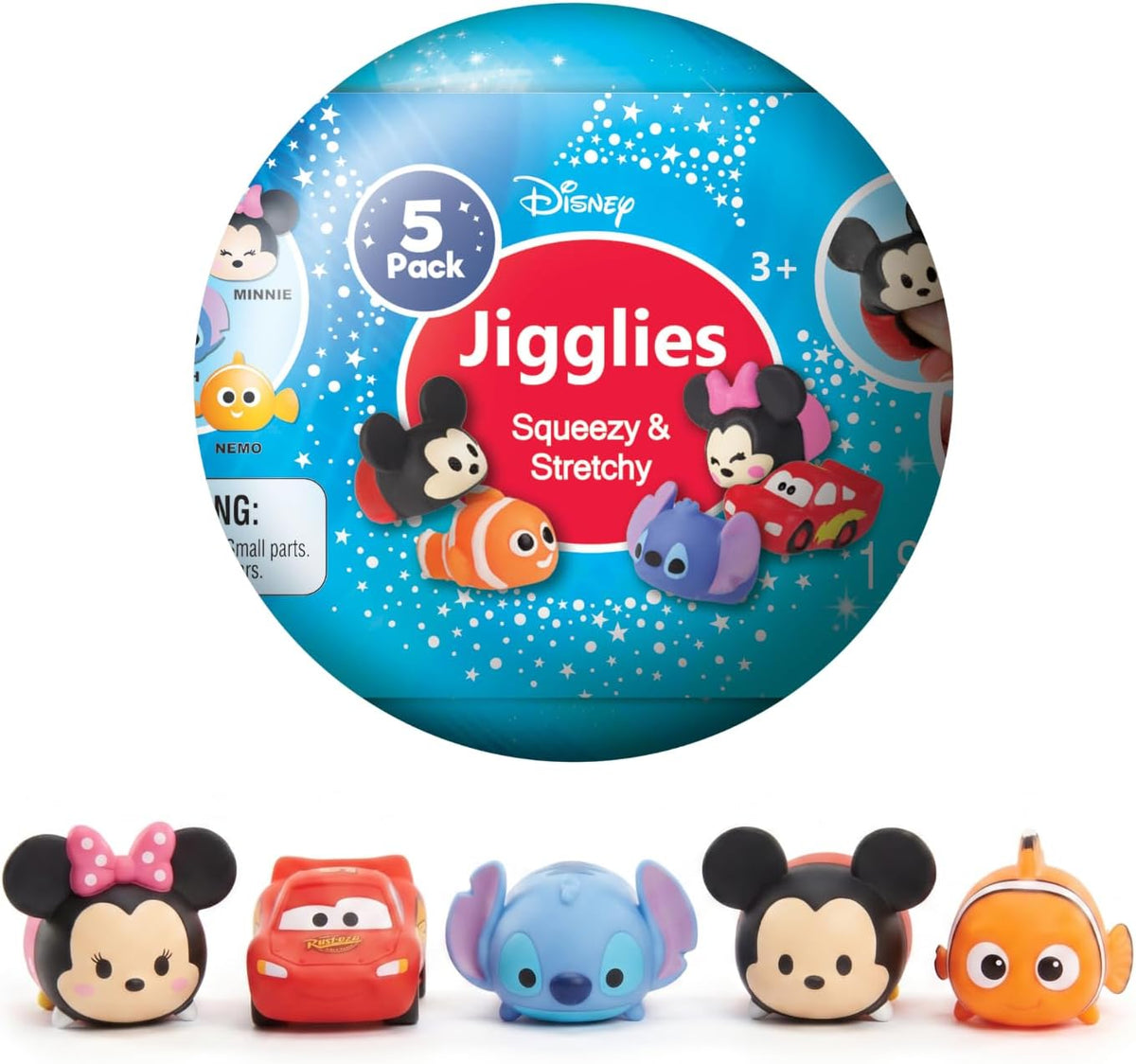 JA-RU Disney Stitch Jiggly Squishy Surprise Unbox Huevo de Pascua c...