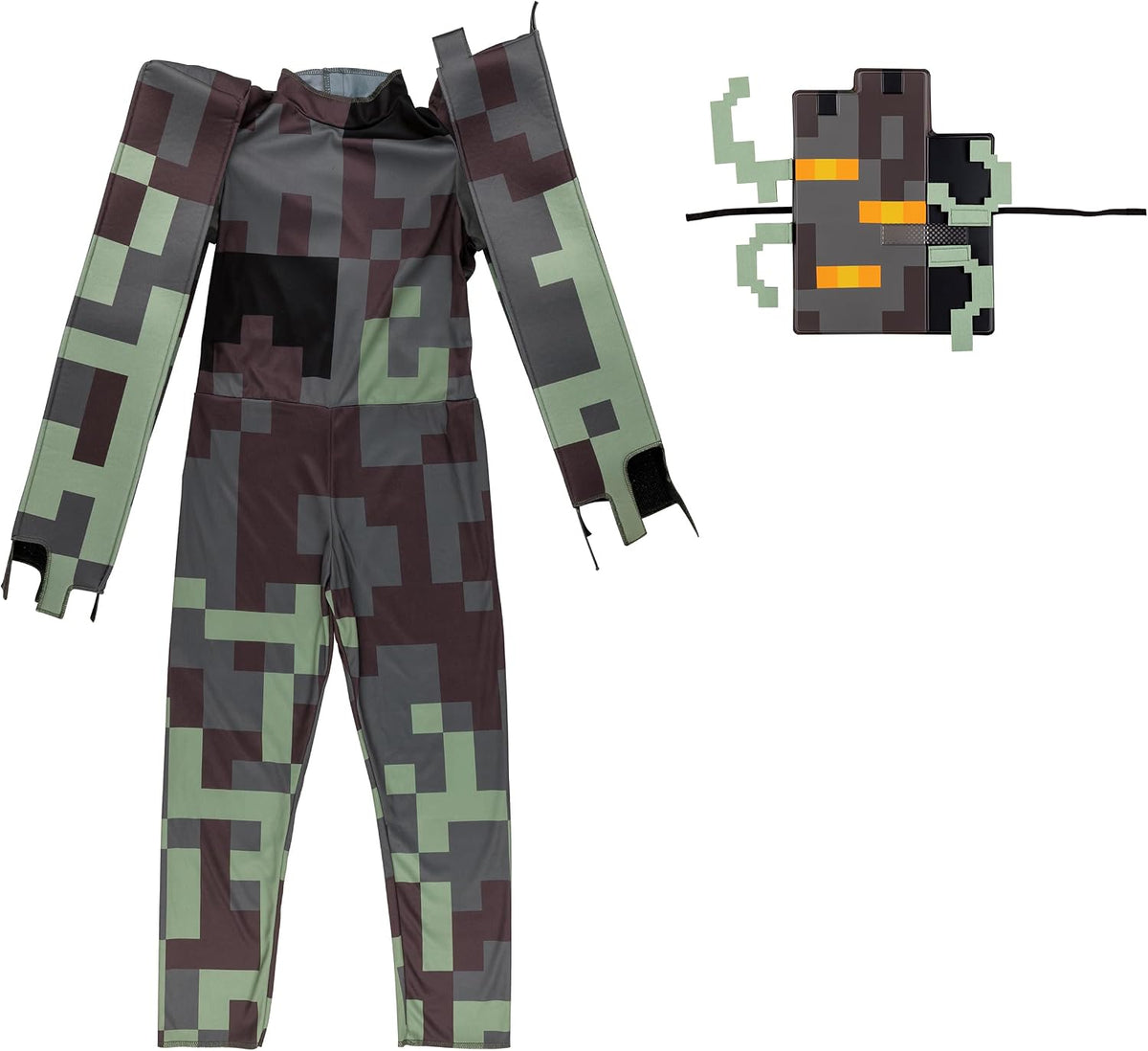 Disguise Disfraz de Minecraft crujiendo para niños, disfraz oficial...