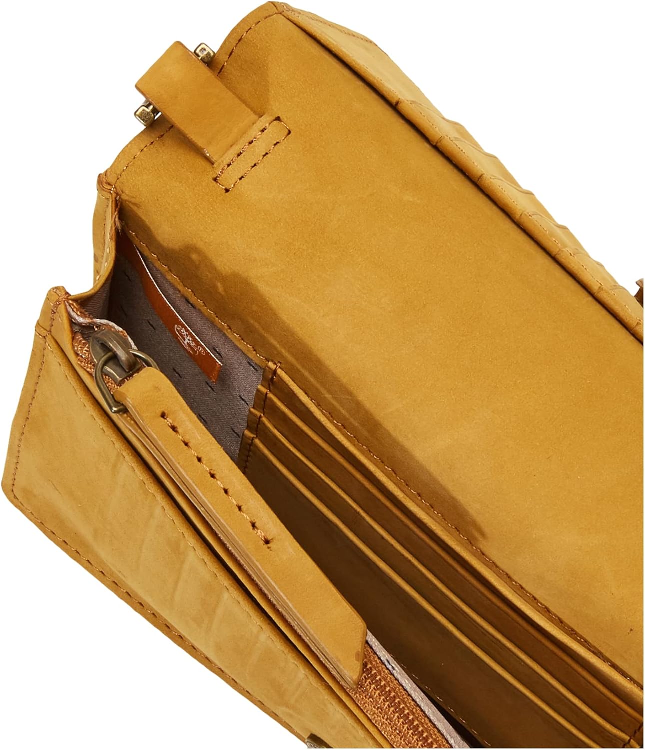 Timberland - Bolso cruzado de cuero RFID con billetera, Tamaño único