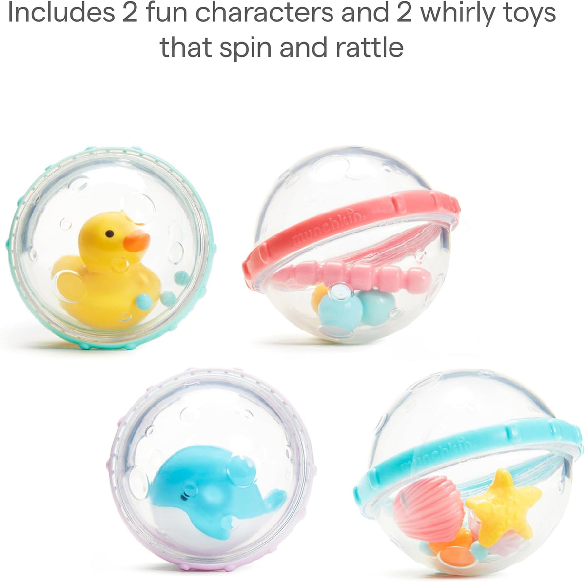 Munchkin® Float &amp; Play Bubbles™ - Juguete de baño para bebés y...