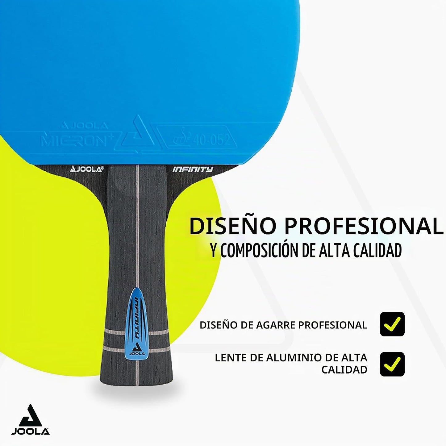 JOOLA Infinity GL Profesional - Palas de ping pong con funda para p...