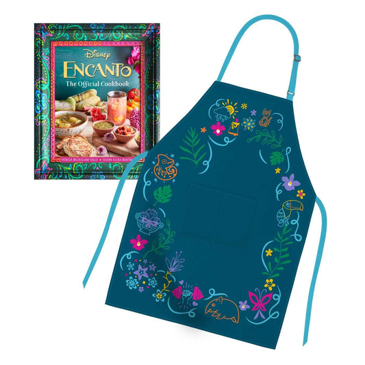 Encanto: El set de regalo oficial de libro de cocina y delantal (Di...