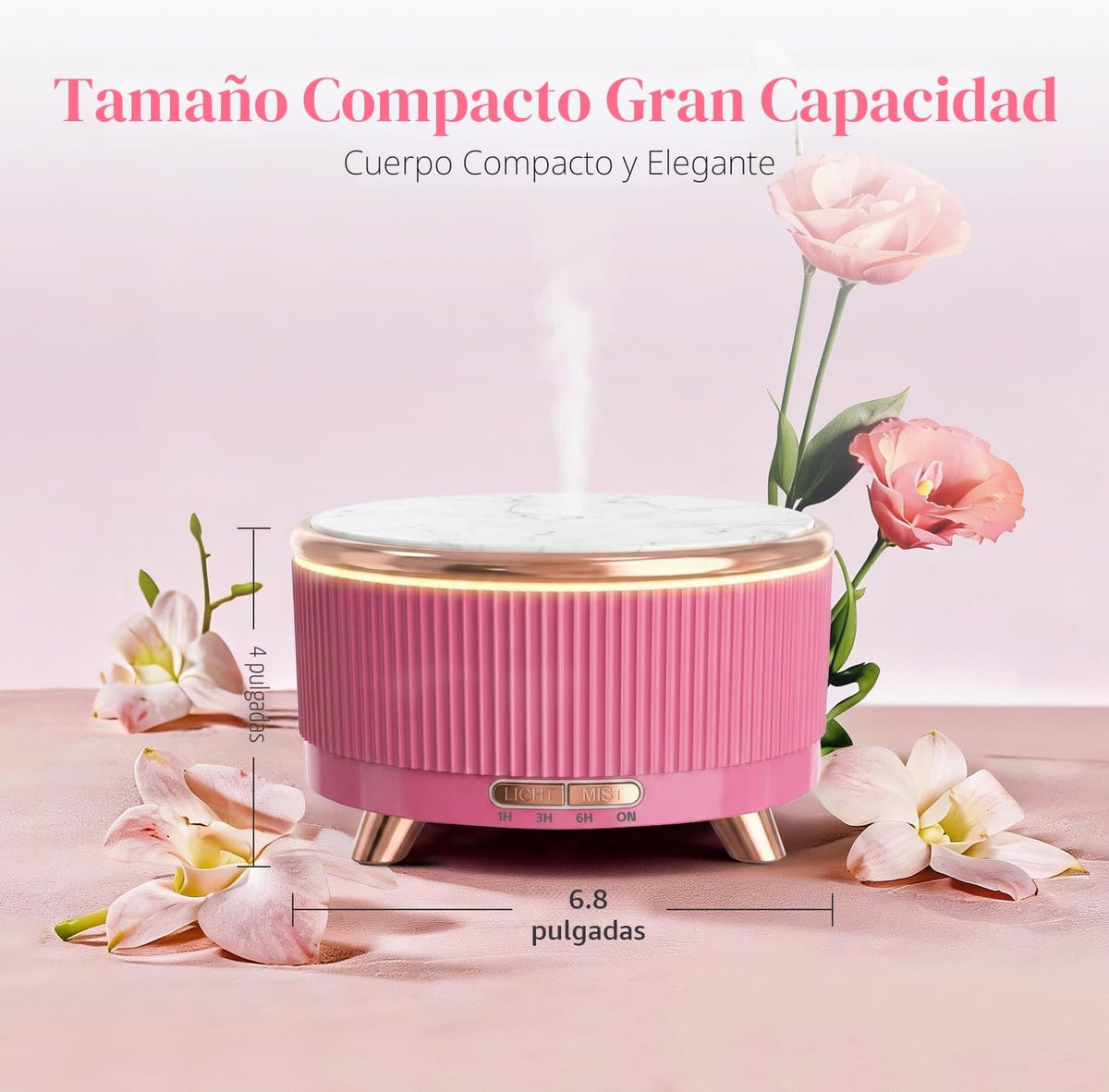 YOUENKITY Difusor del aceite esencial de 16.9 fl oz, humidificador...
