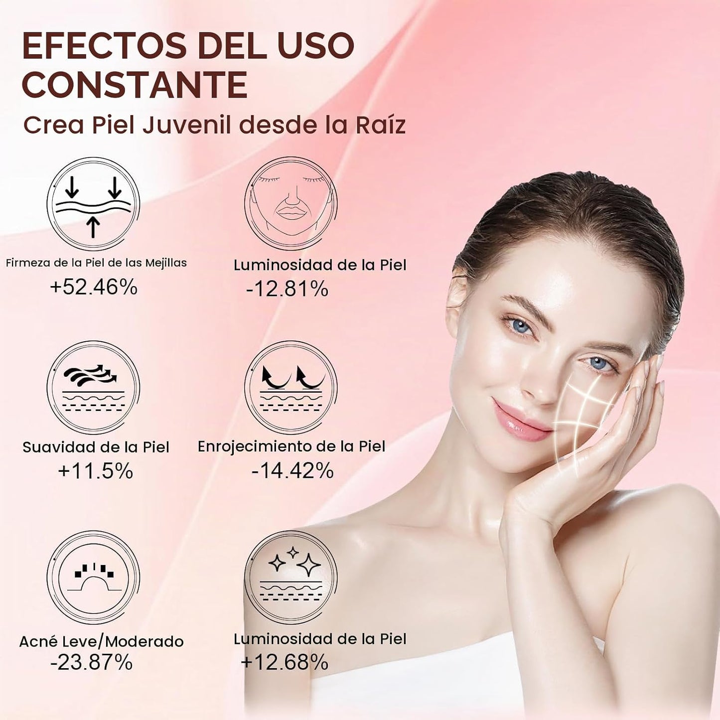 Soeumoir Máscara de terapia de luz roja para cara, terapia de luz L...