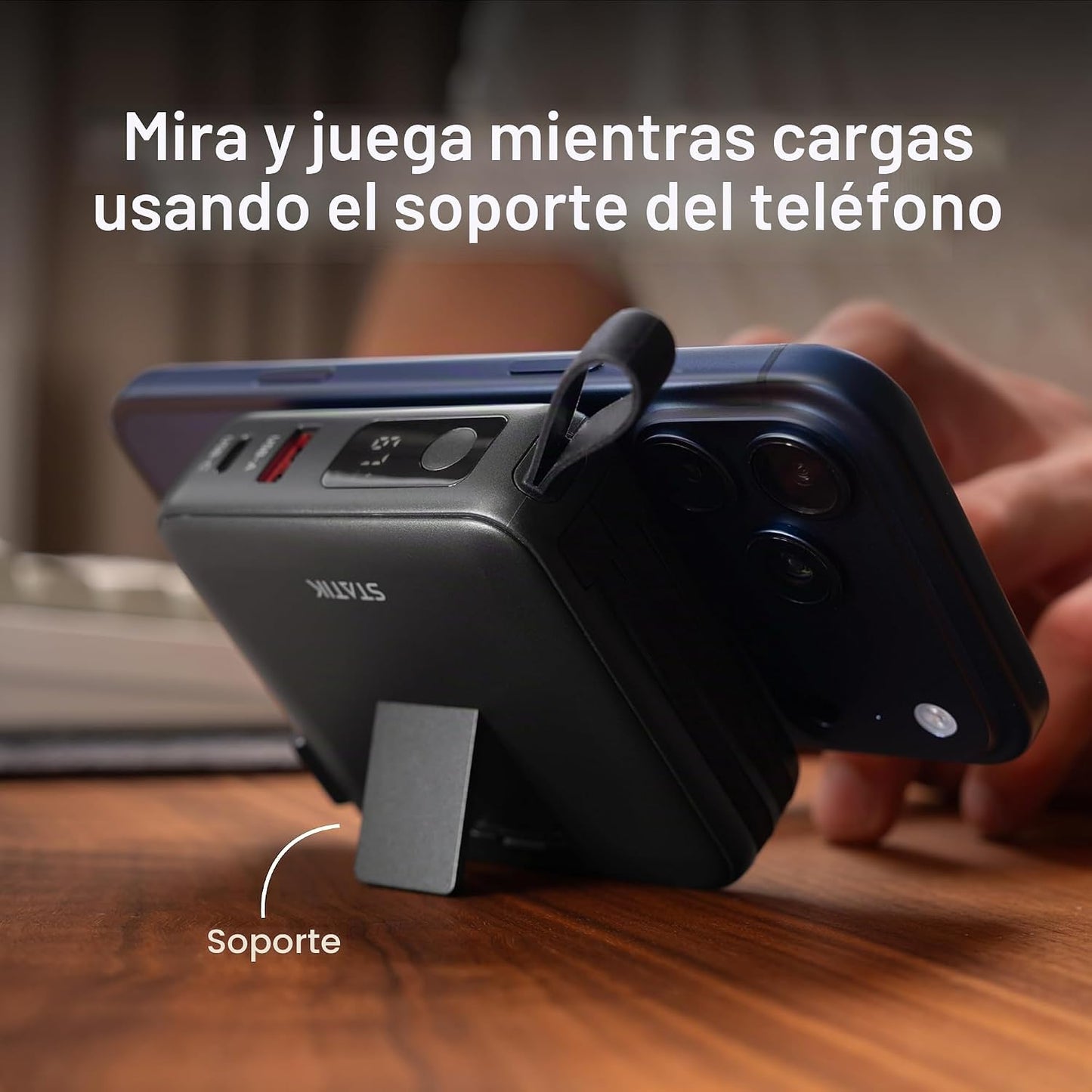 Statik SmartCharge (Gen 2) - Cargador de viaje 5 en 1, enchufe de p...