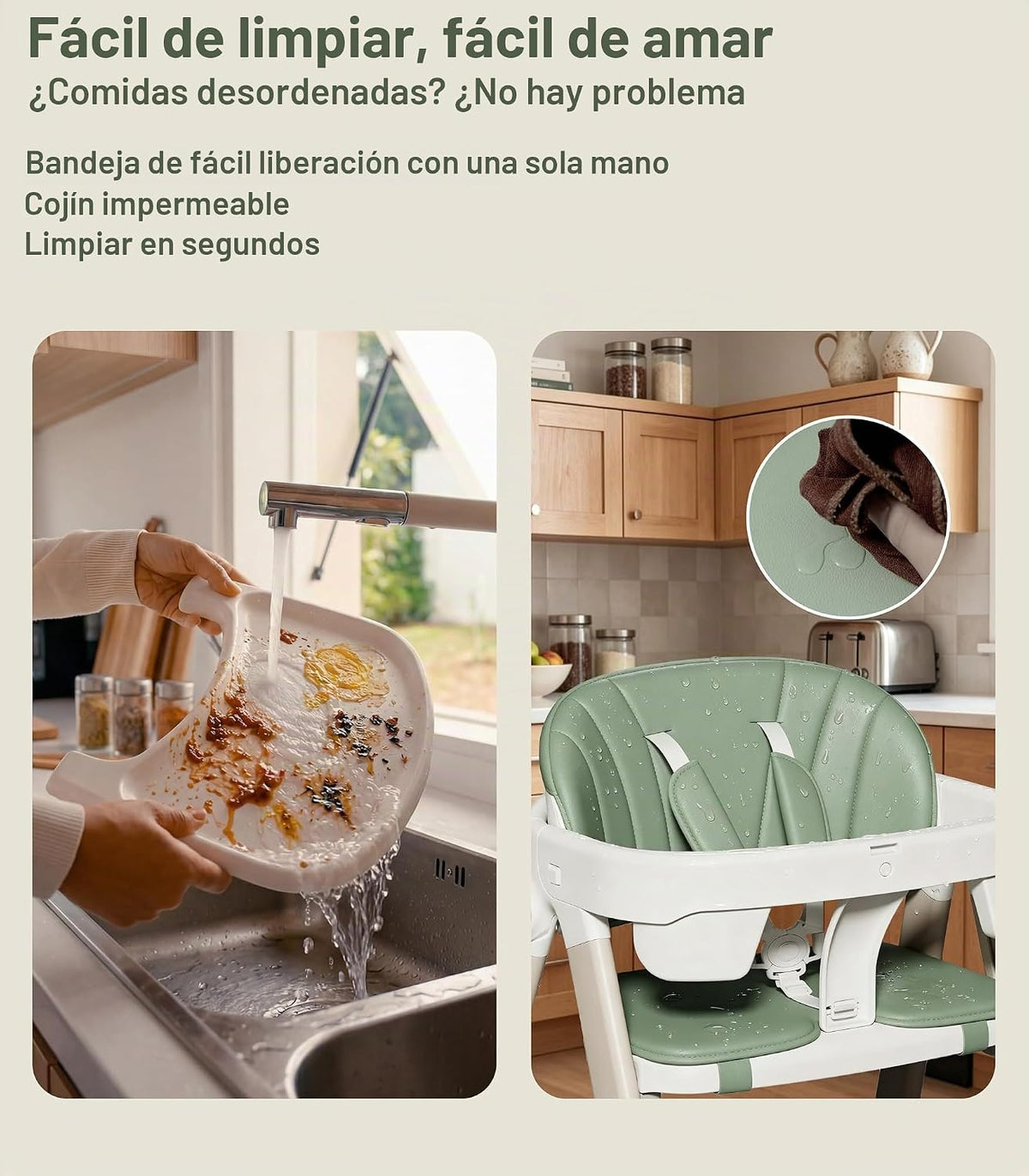 Trona convertible para bebé y torre plegable de pie para niños, ver...