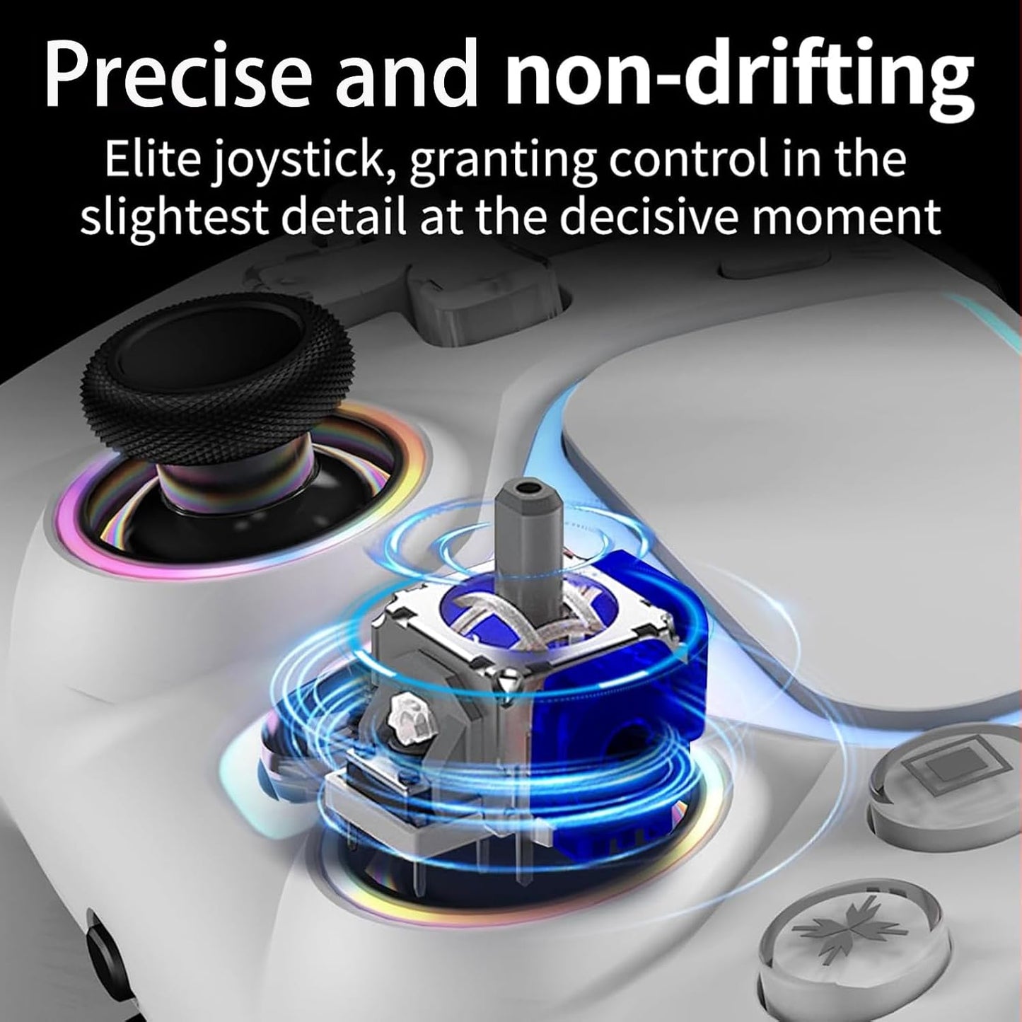 Controlador inalámbrico NBCP para PS5\/Pro\/Slim\/PC, joystick y di...