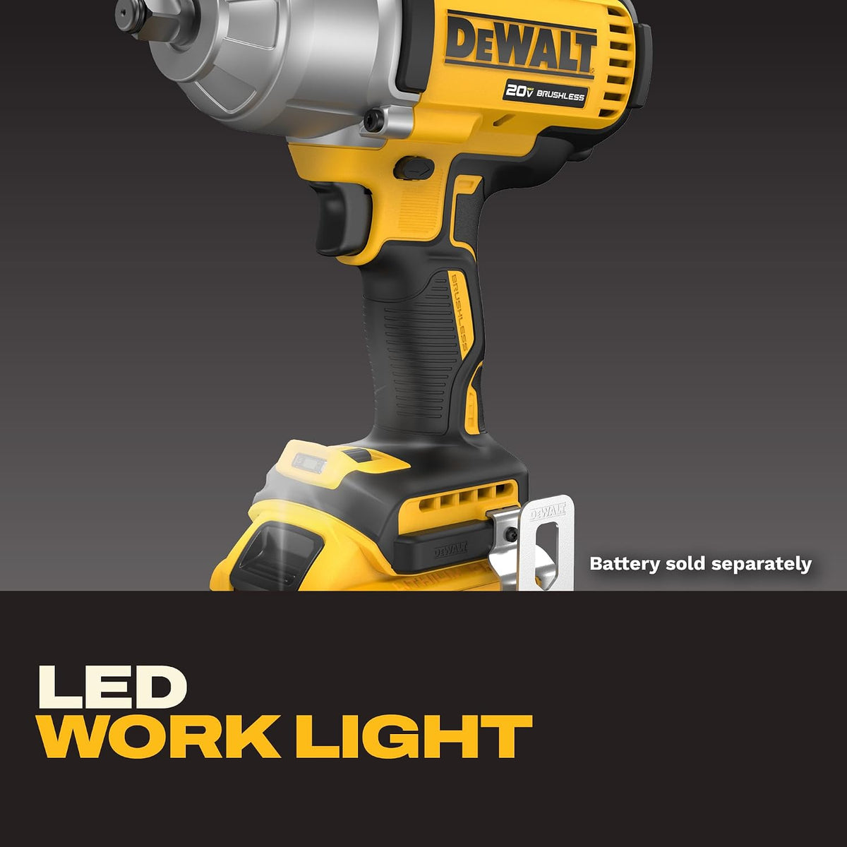 DEWALT Llave de impacto inalámbrica de 20 V MAX, pistola de impacto...