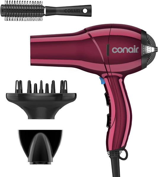Secador de pelo Infiniti PRO CONAIR con difusor, motor AC profesion...