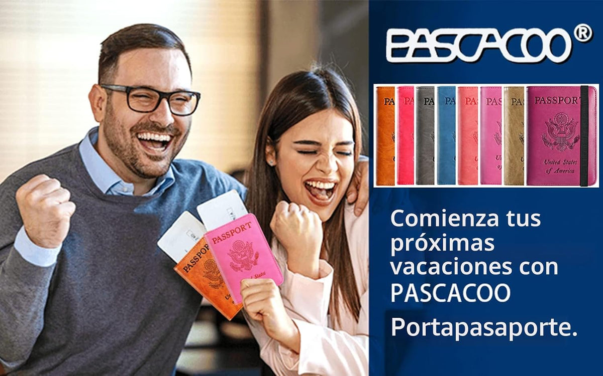 Soporte para pasaporte, artículos esenciales de viaje, funda para p...