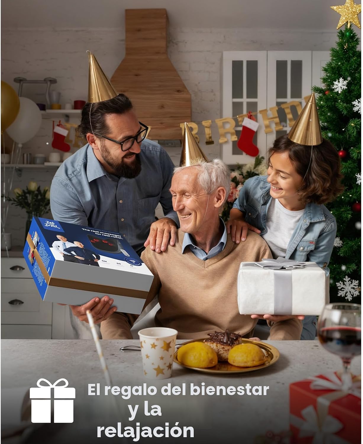 BOB AND BRAD Masajeador de espalda para aliviar el dolor, apto para...