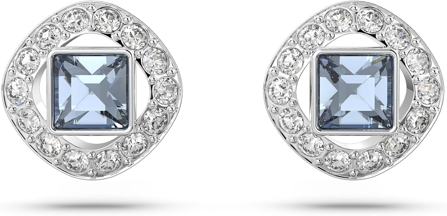 Colección de Pendientes de Botón de Cristal Angelical Una de Swarovski